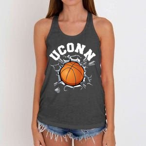 Uconn Basketball Women's Knotted Racerback Tank