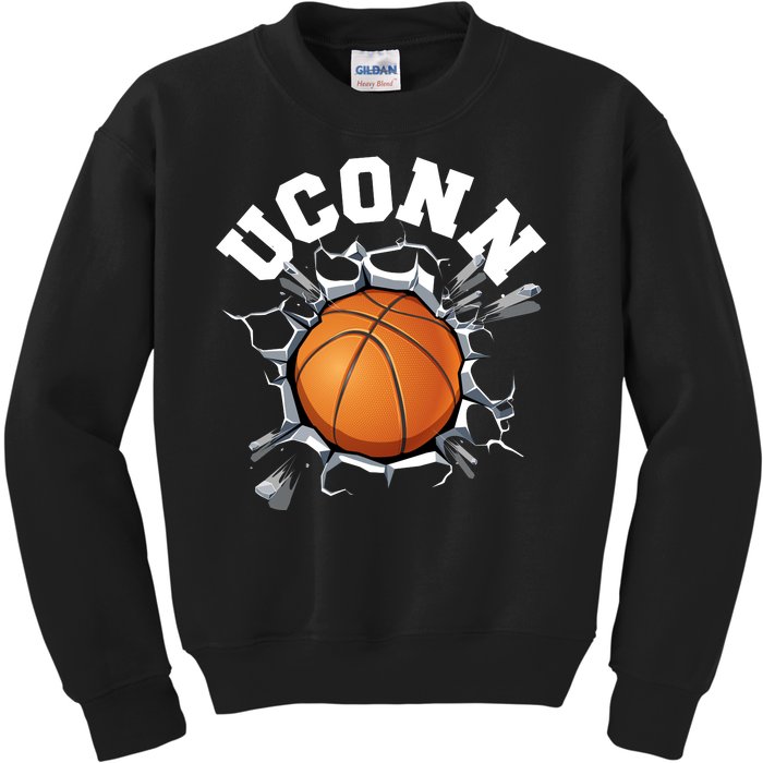 Uconn Basketball Kids Sweatshirt