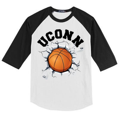 Uconn Basketball Kids Colorblock Raglan Jersey