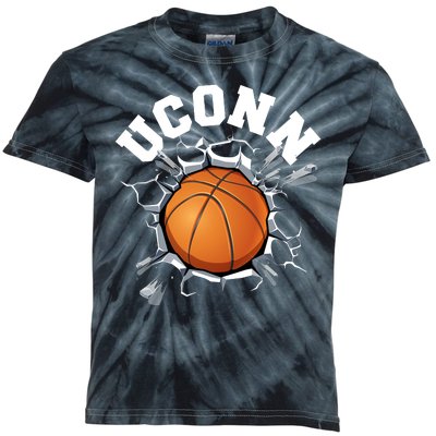 Uconn Basketball Kids Tie-Dye T-Shirt