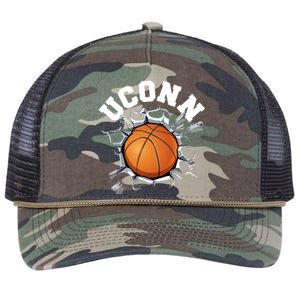 Uconn Basketball Retro Rope Trucker Hat Cap