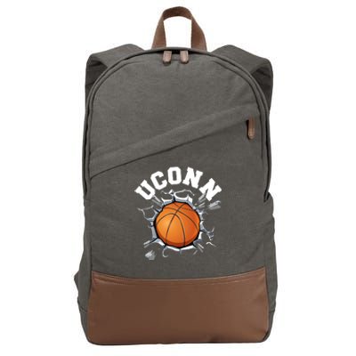 Uconn Basketball Cotton Canvas Backpack