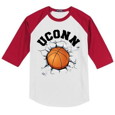 Uconn Basketball Kids Colorblock Raglan Jersey