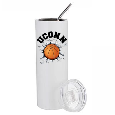 Uconn Basketball Stainless Steel Tumbler