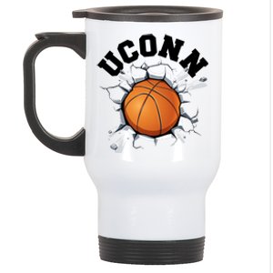 Uconn Basketball Stainless Steel Travel Mug