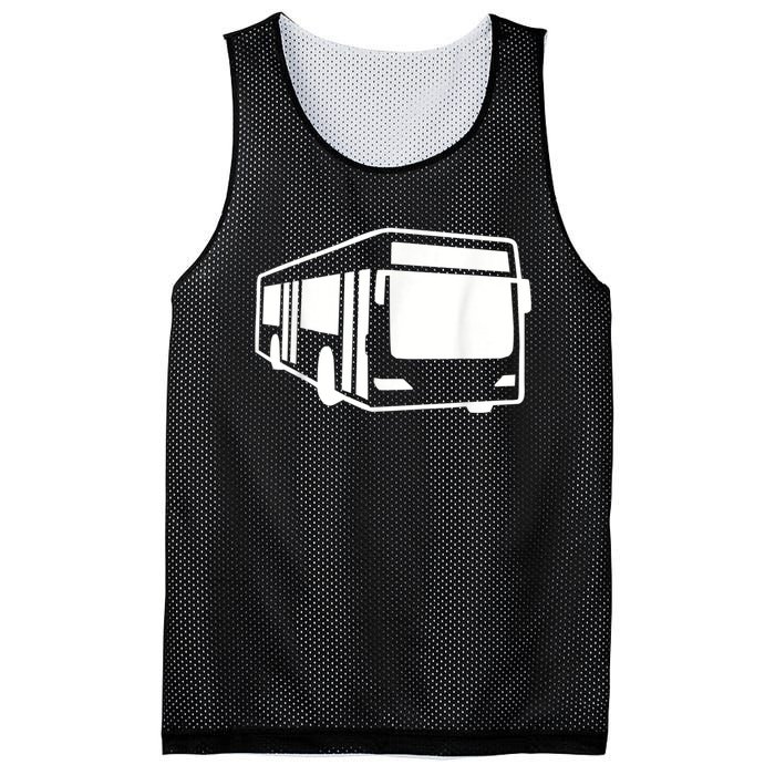 Urban Bus Mesh Reversible Basketball Jersey Tank