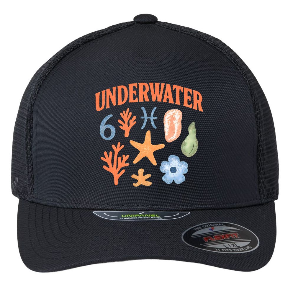 Underwater Bliss Flexfit Unipanel Trucker Cap