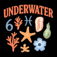 Underwater Bliss Flat Bill Trucker Hat