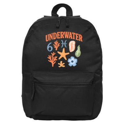 Underwater Bliss 16 in Basic Backpack