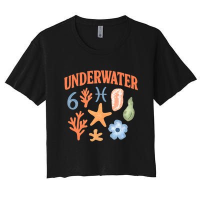 Underwater Bliss Women's Crop Top Tee