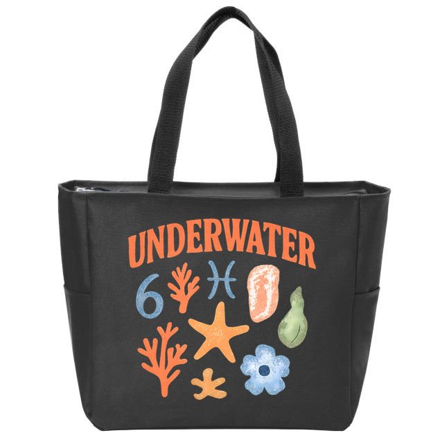 Underwater Bliss Zip Tote Bag