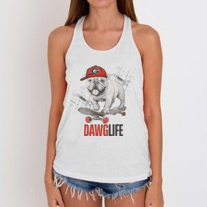 U.G.A Bulldogs Women's Knotted Racerback Tank