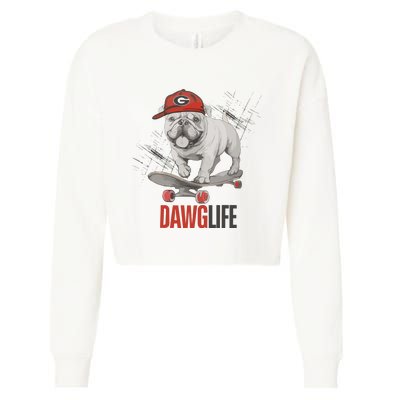 U.G.A Bulldogs Cropped Pullover Crew