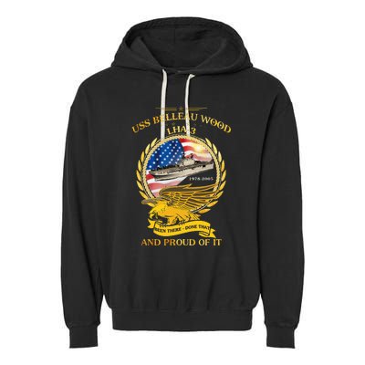 Uss Belleau Wood 19782005 Garment-Dyed Fleece Hoodie