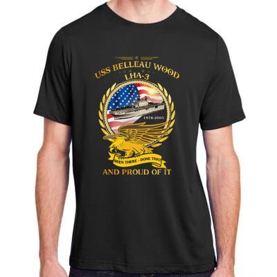 Uss Belleau Wood 19782005 Adult ChromaSoft Performance T-Shirt