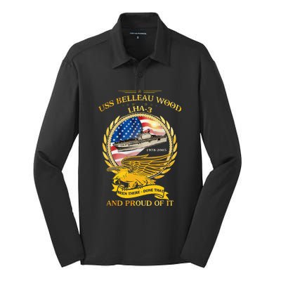 Uss Belleau Wood 19782005 Silk Touch Performance Long Sleeve Polo