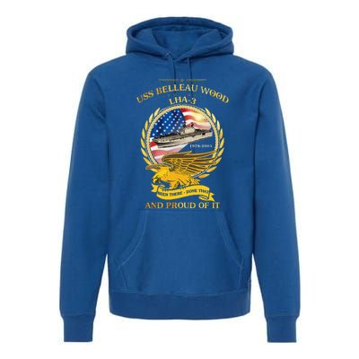 Uss Belleau Wood 19782005 Premium Hoodie