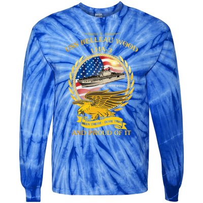 Uss Belleau Wood 19782005 Tie-Dye Long Sleeve Shirt