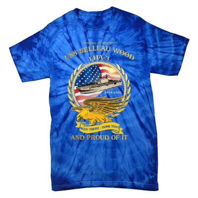 Uss Belleau Wood 19782005 Tie-Dye T-Shirt