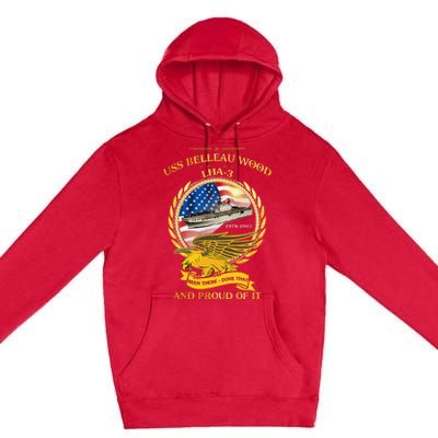 Uss Belleau Wood 19782005 Premium Pullover Hoodie