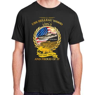 Uss Belleau Wood (Lha3) 19782005 Adult ChromaSoft Performance T-Shirt