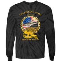 Uss Belleau Wood (Lha3) 19782005 Tie-Dye Long Sleeve Shirt