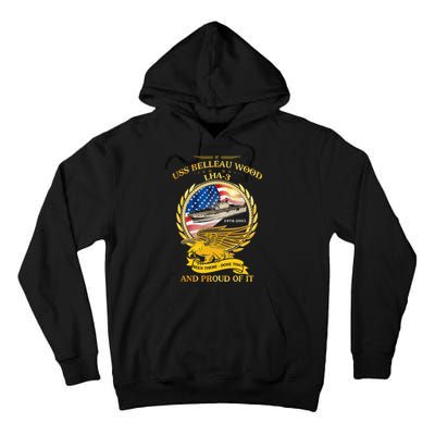 Uss Belleau Wood (Lha3) 19782005 Tall Hoodie