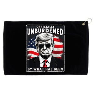 Unburdened By What Has Been Trump Victory Grommeted Golf Towel