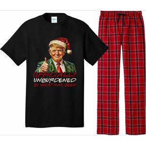 Unburdened By What Has Been 2024 Funny America U.S Quote Pajama Set