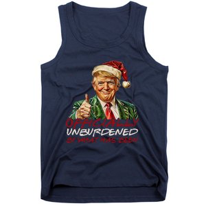 Unburdened By What Has Been 2024 Funny America U.S Quote Tank Top