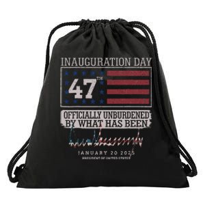 Unburdened By What Has Been Trump Victory Drawstring Bag