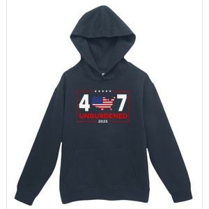 Unburdened By What Has Been Trump Flag 2024 2025 Urban Pullover Hoodie