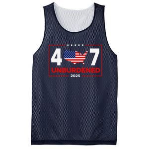 Unburdened By What Has Been Trump Flag 2024 2025 Mesh Reversible Basketball Jersey Tank