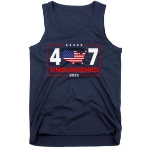 Unburdened By What Has Been Trump Flag 2024 2025 Tank Top