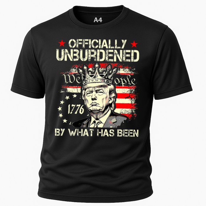 Unburdened By What Has Been Trump Victory Cooling Performance Crew T-Shirt