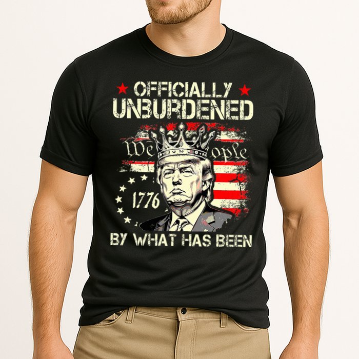 Unburdened By What Has Been Trump Victory Cooling Performance Crew T-Shirt