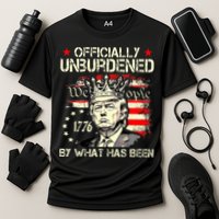 Unburdened By What Has Been Trump Victory Cooling Performance Crew T-Shirt