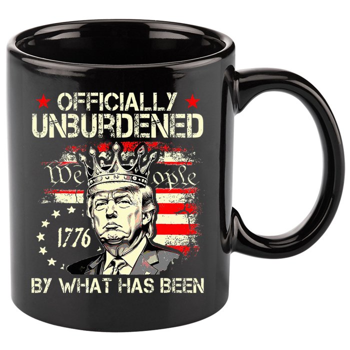 Unburdened By What Has Been Trump Victory 11oz C Handle Ceramic Mug