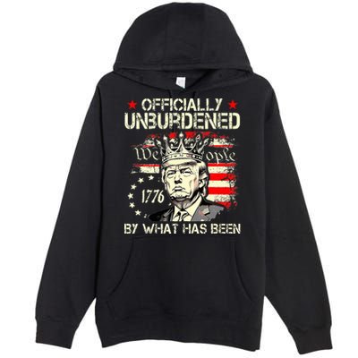 Unburdened By What Has Been Trump Victory Premium Pullover Hoodie