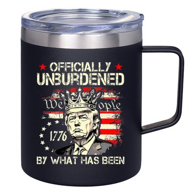 Unburdened By What Has Been Trump Victory 12oz Stainless Steel Coffee Mug