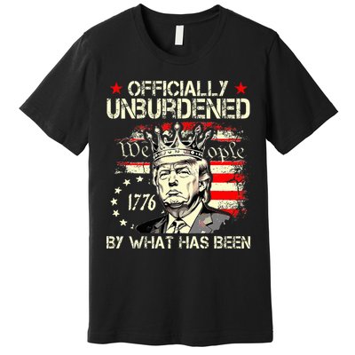 Unburdened By What Has Been Trump Victory Premium T-Shirt