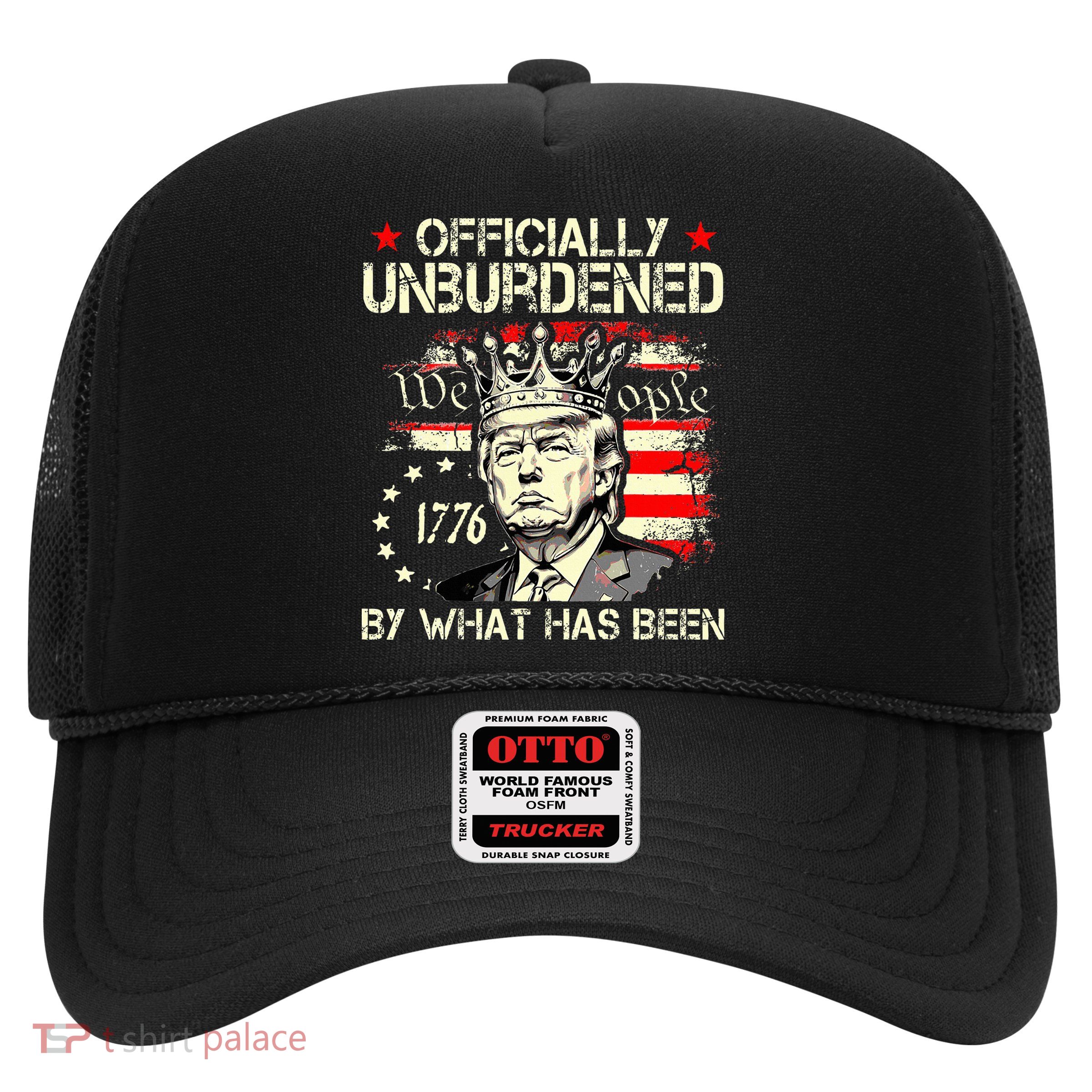 Unburdened By What Has Been Trump Victory Trucker Hat