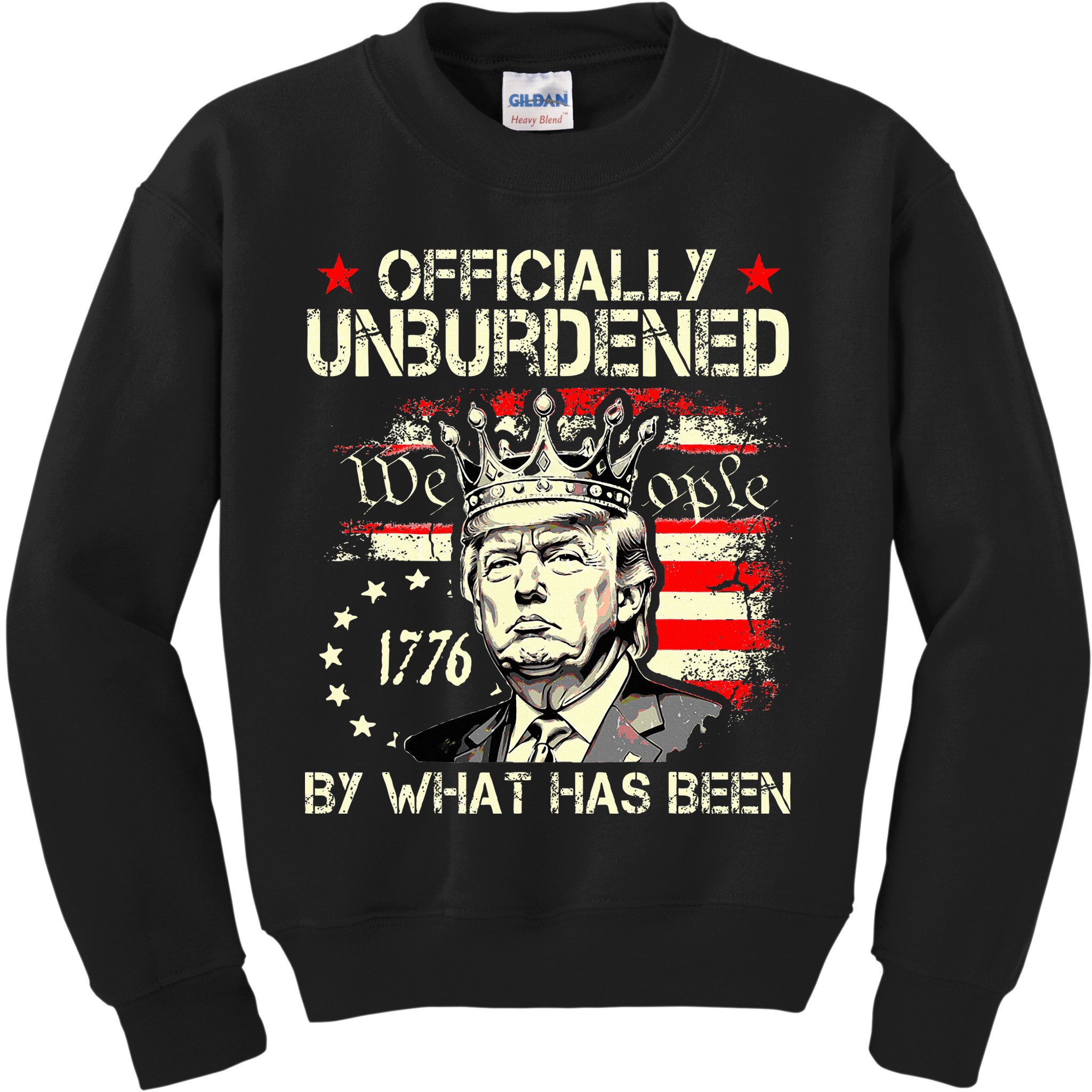 Unburdened By What Has Been Trump Victory Kids Sweatshirt