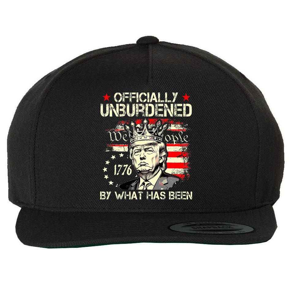 Unburdened By What Has Been Trump Victory Wool Snapback Cap