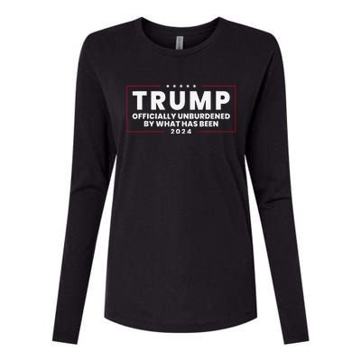 Unburdened By What Has Been Trump Victory 2024 Womens Cotton Relaxed Long Sleeve T-Shirt