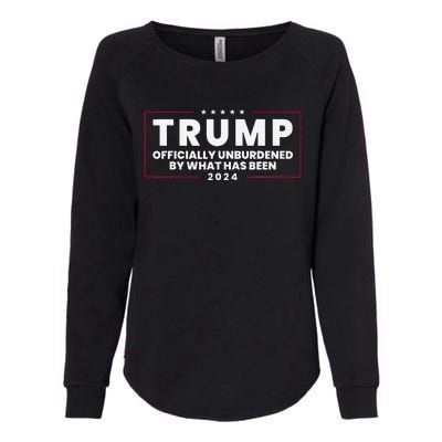 Unburdened By What Has Been Trump Victory 2024 Womens California Wash Sweatshirt