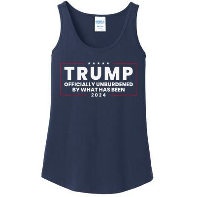 Unburdened By What Has Been Trump Victory 2024 Ladies Essential Tank