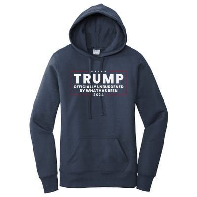 Unburdened By What Has Been Trump Victory 2024 Women's Pullover Hoodie