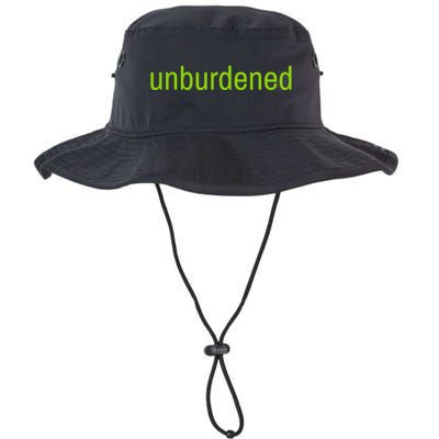 Unburdened By What Has Been Funny Lime Green Legacy Cool Fit Booney Bucket Hat