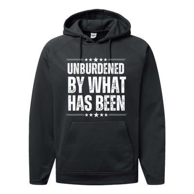 Unburdened By What Has Been Performance Fleece Hoodie